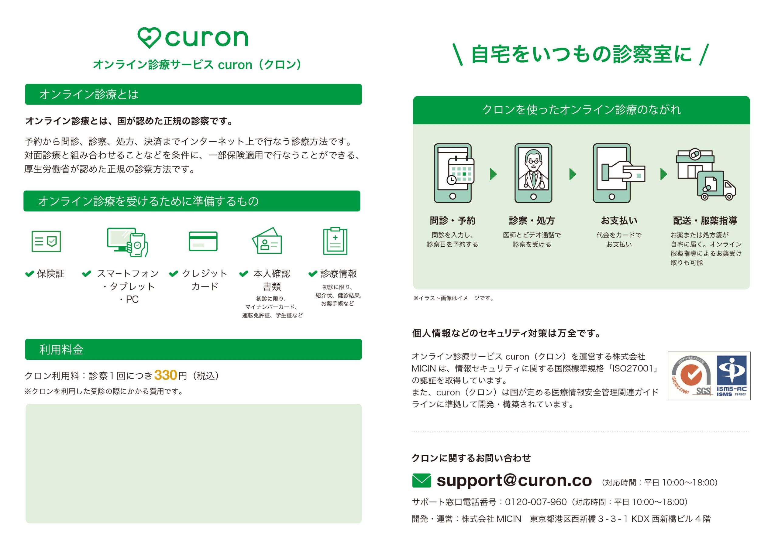 オンライン診療の概要と準備（画像①）